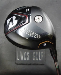 Bridgestone J15F 15° 3 Wood Stiff Graphite Shaft Golf Pride Grip - Picture 1 of 6