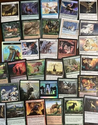 Goats, Ox, Elk, Antelope MTG Lot Vintage + Modern, 45 Cards! - Image 1 of 4