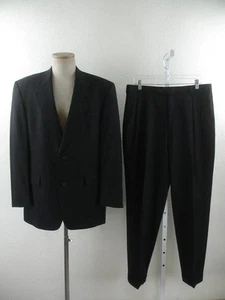 Hombres 40R Hart Schaffner Marx Trompetista Dorado Nordstrom Negro 2 Piezas Traje Pantalones EE. UU. - Imagen 1 de 23