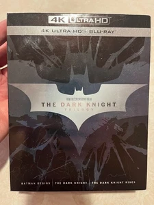 Dark Knight Trilogy 4K Ultra HD Blu-Ray Set Batman Begins Rises LIKE NEW - Imagen 1 de 14