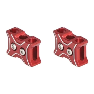(Red)2Pcs RC Car Cable Manager Exquisite Aluminium Alloy Light Weight RC Wi AG - Photo 1/12
