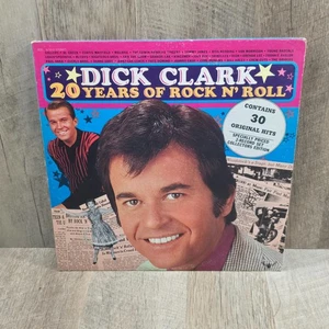 Dick Clark 20 Años de Rock N' Roll 1973 Gatefold Vinilo 2X LP Set Compilación - Imagen 1 de 10