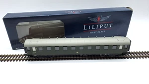 Vagón de tren rápido Liliput 1:87 H0 L384302 talla 28 segunda clase de la República Democrática Alemana en embalaje original raro - Imagen 1 de 6