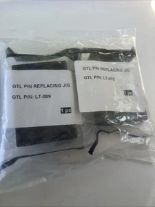 Lot Of 2 GTL Roll Pin Replacement Jig Set Flip Key Black Plastic Global Tecspro - Bild 1 von 2