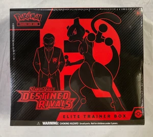 Pokémon Gioco di Carte Collezionabili Scarlatto e Viola Destinato Rivali Elite Trainer Box Nuovo - Foto 1 di 6