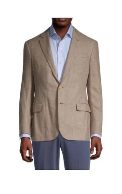 Casaco esportivo Ralph Lauren roxo etiqueta seda cashmere dois botões 44R $3495 novo com etiquetas - Imagem 1 de 4