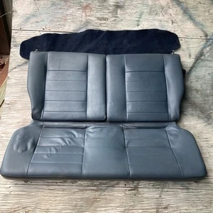 1990 1991 HONDA CIVIC REAR SEAT + CARPET 90-91 EF HATCHBACK OEM Blue Vinyl Hatch - Picture 1 of 19