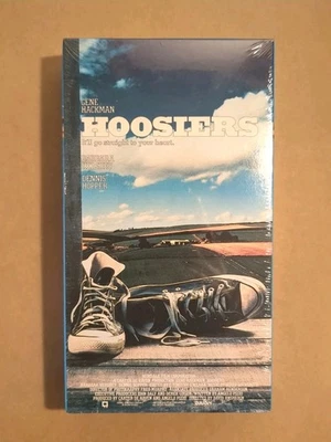 (Sealed) Hoosiers - VHS - 1986 - Gene Hackman / Basketball movie - Image 1 of 4