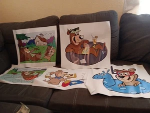 5 Yogi Bear and Boo Boo Vinyl Prints - Picture 1 of 6