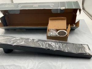 Linearer Duschablauf 20" mattschwarz 304 Edelstahl | Schneller Ablauf - Bild 1 von 2