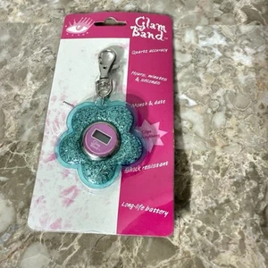 Glam Band Ciondolo Stella Blu Orologio Portachiavi Vintage Giocattolo Ragazze Barbie Glitter Nuovo - Foto 1 di 2