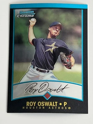 2001 Bowman Chrome - Roy Oswalt #235 NR-MT+ - Image 1 of 2