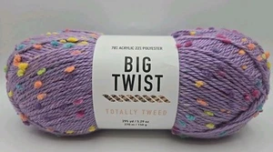 Big Twist Totally Tweed Yarn "Disco Queen" Acrylic Blend 5.29oz/295yds Weight #4 - Picture 1 of 9