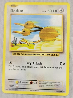 Doduo Pokemon XY Evolutions 69/108 LP - Image 1 of 4