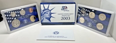 2003S United States Mint Proof Set (10 Piece Set) - Image 1 of 3