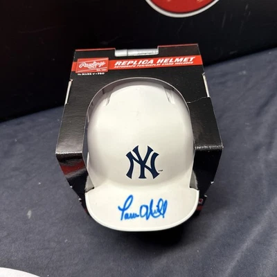 Paul O'Neill Signed New York Yankees Mini Helmet Autographed JSA COA Signed - Image 1 of 3