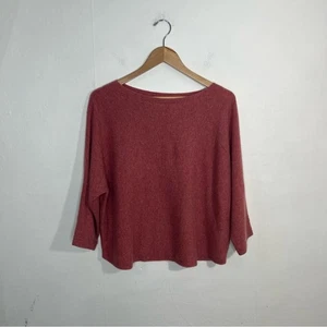 Poetry Pink 100% Cashmere Boat-Neck Luxury Sweater Size 8/10 or Medium - Picture 1 of 13
