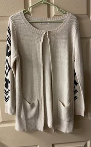 Strickjacke Pullover Damen groß Marcelle creme beige - Bild 1 von 6