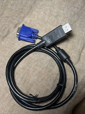 1080P HDMI Male to VGA M Video Converter Adapter Cable for PC DVD HDTV 4ft - Image 1 of 4