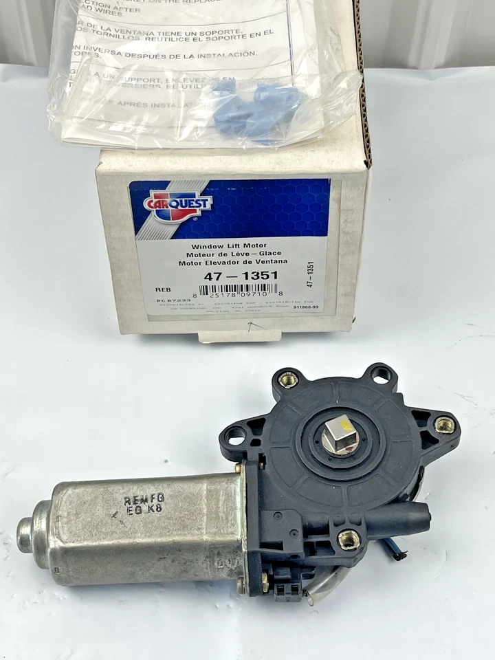 Power Window Motor CarQuest 47-1351 Reman, (vehicle position varies by model) - Image 1 of 4
