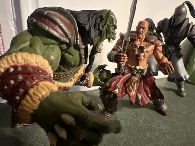 Lot 3 World of Warcraft  Figures-1998 & 2000, Orc Grunt, Human Soldier And… - Image 1 of 4