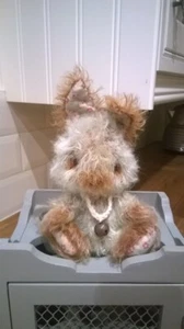 Hand Made Mohair Bear Made In England 🏴Ooak - Picture 1 of 1