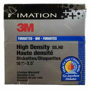 10 werkseitig versiegelte 3M formatierte IBM doppelseitige High Density 3,5" Disketten - Bild 1 von 4