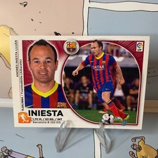 ANDRES INIESTA 12 - FCB BARCELONA - SANDWICHES LA LIGA ESTE 2014 2015 STICKER