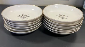 EMBASSY CHINA USA Black/gold Wheat Pattern Small Desert Bowl - 12 - Picture 1 of 3