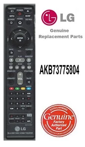 New Genuine LG Audio AKB73775804 Remote Control BH6730S BH6830SW BH6530TW BH6430 - Picture 1 of 4
