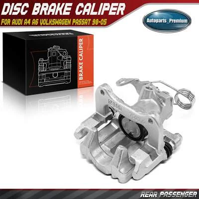 Pinza de freno trasera derecha del lado del pasajero con soporte para Audi Volkswagen Passat  Foto 1 de 4