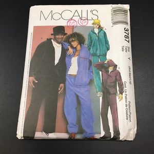 McCalls 3787 Misses & Uomo Giacca Pantaloni Cappello Taglia Y (S-M-L) Non Tagliato Piegato in Fabbrica - Foto 1 di 5