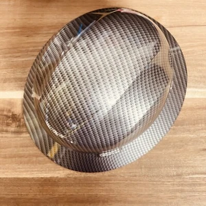 Cappello rigido LANON a tesa intera, modello LH-666, nero e argento, FRP ANSI/SEAZ89.1-2014 - Foto 1 di 5