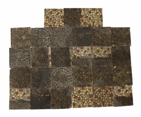 Maw & Co. Stone Mosaic Style Floor Tile Set Cover
