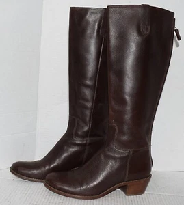 Cole Haan Wesley Botas Altas de Cuero Marrón Hasta la Rodilla con Cremallera para Mujer Talla 7.5 - Imagen 1 de 6