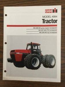 NEW CASE IH MODEL 4994 TRACTOR ORIGINAL SALES BROCHURE #192 - Picture 1 of 1