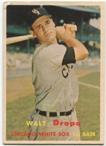 1957 Topps #257 Walt Dropo Chicago White Sox - Picture 1 of 2