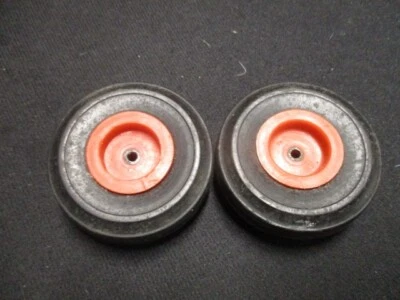 1/16 tractor part Ertl J I Case agri king 1370 2590 front wheels orange rims - Image 1 of 4
