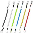 Retractable Spring Coil Spiral Stretch Keychain Key Ring Outdoor Anti-lost〕