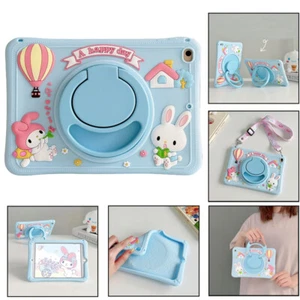 Kids Shockproof Stand Cover Straps For iPad Case 9 8 7 6 5th Gen Mini Air 5 Pro - Picture 1 of 16