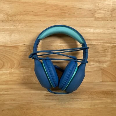 MPOW BH297B Blue Wired Foldable Noise Cancelling Over-Ear Headset Headphones - Image 1 of 4