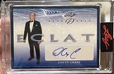 2023 Leaf Decadence Pop Century #E-CC1 Chevy Chase Eclat Blue Auto #'d /8