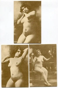 Lot de 3 jolies cartes REPRODUCTIONS -- édition IV-Alfred Hering---éd allemande- - Imagen 1 de 2