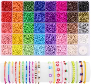 Seed Beads for Bracelets Making,Friendship Jewelry Making Kit DIY Jewellery - Picture 1 of 8