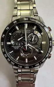 Citizen Eco-Drive Black Men's Watch - AT400851E - Picture 1 of 4