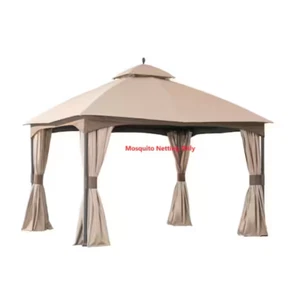 Hampton Bay Turnberry Mosquito Netting 318013700 for 10ft x 12ft Soft Top Gazebo - Picture 1 of 4