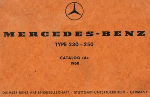 (#30) Catalogo ricambi ORIGINALE Mercedes-Benz Type 230-250 - Picture 1 of 6