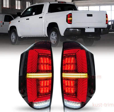 For 14-2022 Toyota tundra LED Rear Left + Right Lamps Taillights Signal Dynamic - Image 1 of 4