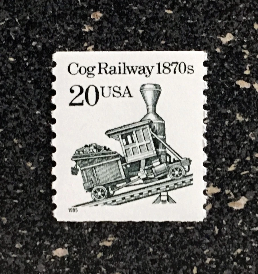 USA1995 #2463 20c Cog Railway 1870's - Transportation Series Coil Single  mint - Image 1 of 1