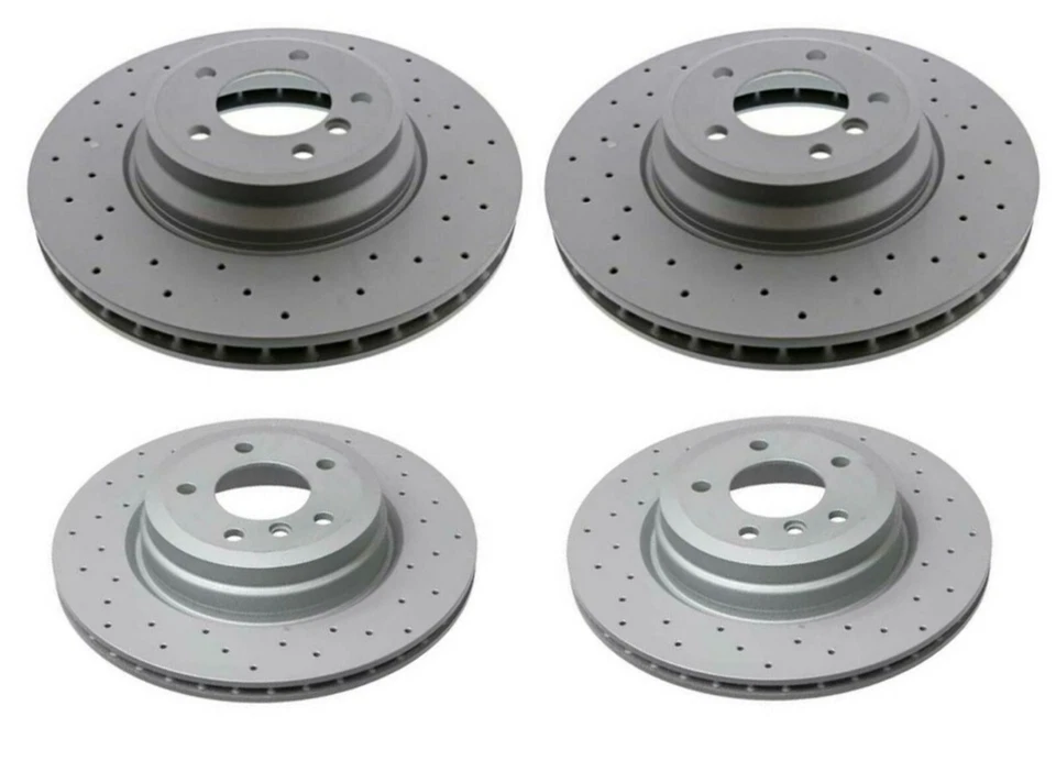 Zimmermann Front and Rear Disc Brake Rotors Kit For BMW 335d 335i xDrive 335xi - Image 1 of 1